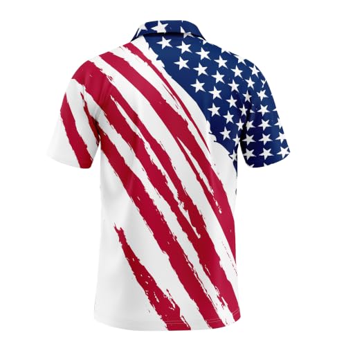 Camiseta polo para hombre de golf, divertida, de manga corta, con tecnología para evacuar humedad y secado rápido miniatura 2