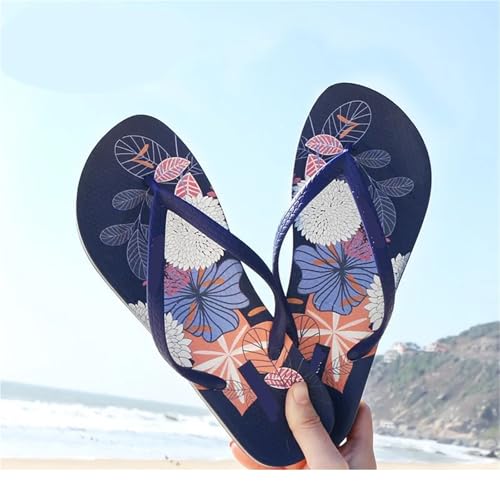 Flip Flops for Women Printing Slippers Women's Flip Flops Herringbone Slipper Clip Foot Beach Slides Soft Sole Platform2
