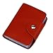Produktbild Liying Kreditkartenetui Kartenmappe Kartenetui Geldbeutel Karten Tasche Karten Mappe Kartenhalter Mit 26 Kartenfächer Leder Rot