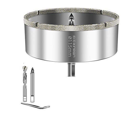 Broca diamantada para vidrio y cerámica 115mm miniatura 1
