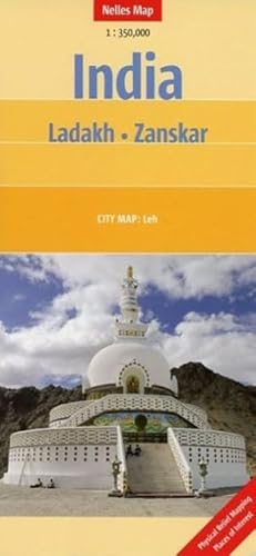 India: Ladakh & Zanskar Nelles Map (Nelles Maps)
