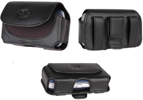 Leather Case Holster Cover Side Pouch with Belt Clip for Samsung GALAXY Ace S5830 - BCB Brand