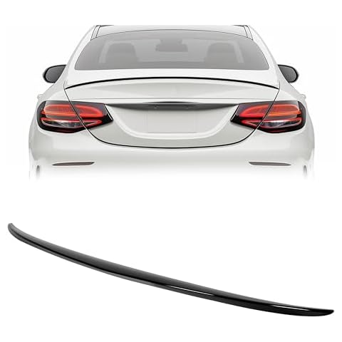ECOTRIC Rear Trunk Spoiler Lip for Mercedes Benz C Class W205 Sedan Cover