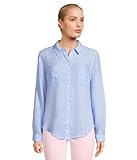 Lilly Pulitzer Women's Sea View Button-Down Blue Peri X-Large