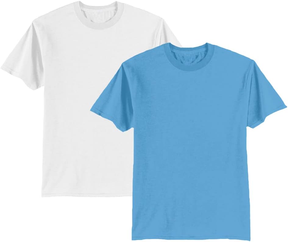 Kit 2 Camiseta Masculina Lisa Algodão Básica