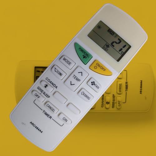 Image of All Ac Remote Control Compatible For Daikin Air Conditioner Remote (Arc484A4),White