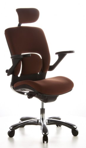 Preisvergleich Produktbild Bürostuhl / Drehstuhl VAPOR LUX Stoff coffee