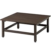 タカショー(Takasho) デッキ 美WOOD 90×90cm ブラウンウッド BEW-D909BRW