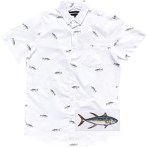Image of Molokai Surf Button Down Slim Fit Hawaiian Short Sleeve Shirts