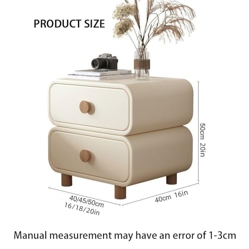 Petite table de chevet moderne en bois compacte pour optimiser l'espace - 3