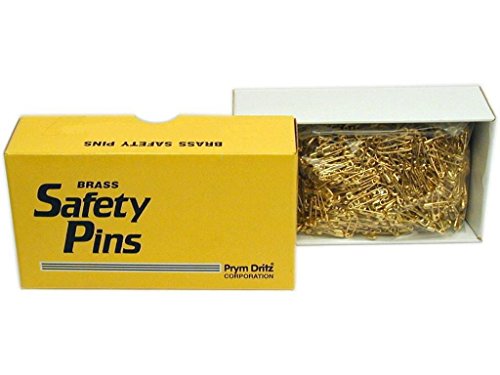 Dritz Notions Prym Bulk Safety Pins Gilt Plated Brass 2/0 Blkspingiltplatedbrass20(Clsd) #TOP21