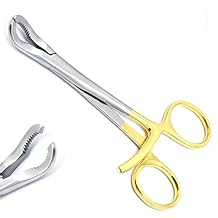 T/C Bone Holding Forceps 5.5" Surgi Orthopedic Instruments - Gold Handles