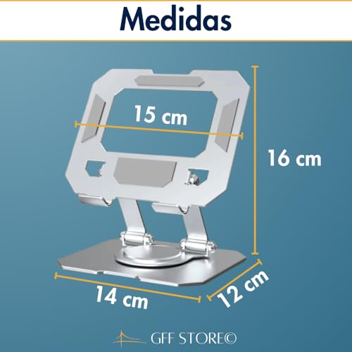 Suporte para Tablet em Aço Carbono Com Metal Resistente Apoio para Mesa Pedestal Portátil Dobrável A
