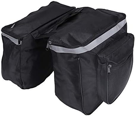 Milltrip 25L Bike Rear Rack Bag,Bicycle Trunk Bag,Bike Panniers Bag,Cycling Luggage Bag,Bicycle Frame Back Saddle Bag,Luggage Bag with Big Pocket Saddle Rack