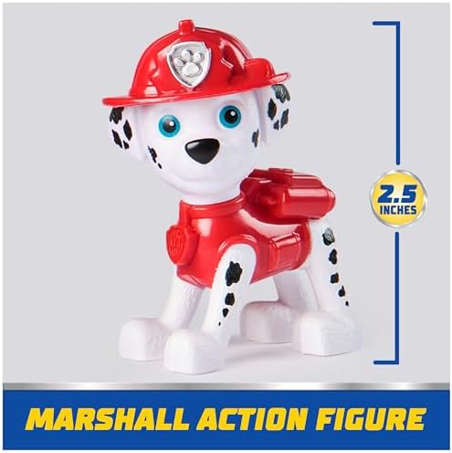 PAW PATROL, Marshall oyun figürlü itfaiye arabası (sürdürülebilir temel araç/ana araç), 3 yaşından büyük çocuklar için oyuncak - Görsel 3