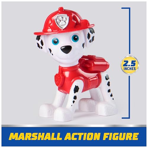 Paw Patrol - Pat Patrouille - Véhicule Figurine Marcus - Voiture Figurine À Collectionner - Pat Patrouille Véhicule - Plastique Recyclé - Voiture Enfant - Jouet Enfant 3 Ans Et +