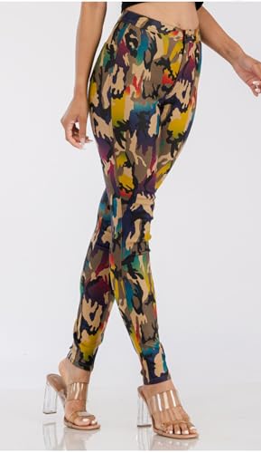 JC JQ High Waist Abstract Camouflage jagging Jeans3