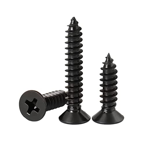 Tornillos M4 x 35mm 20 Pcs Acero Inoxidable 304 Zinc Negro miniatura 5