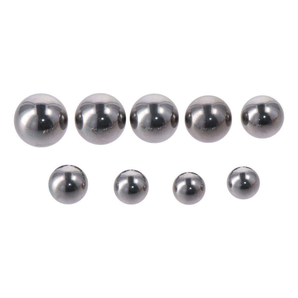 Thread Nut 4Pcs Round Inner Tooth Stainless Steel Female Ball Head Smooth Bead Silver Blind Hole Screw Cap Cover Lighting Machinery DIY Decoration