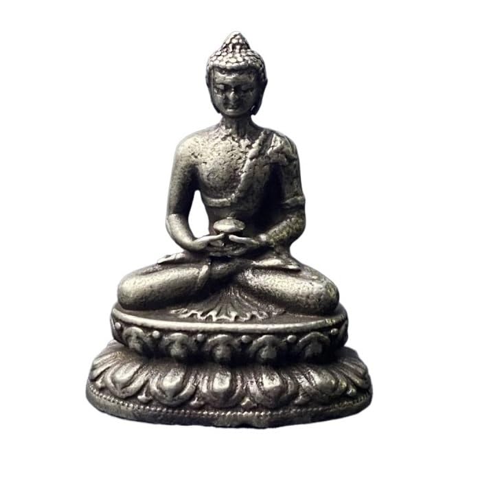 Statue de Bouddha tibétain pour autel zen miniature et espace de méditation