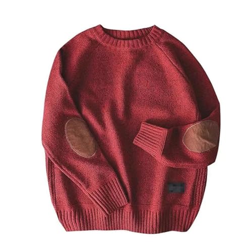Pull tricoté graphique avec patch designs coupe O neck style Harajuku - 2