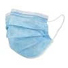 Single Use Disposable Face Mask (Pack of 50), Blue