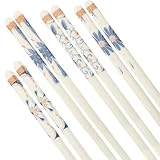 Baguettes en porcelaine : fabriquées en matériau alimentaire résistant à la température, elles sont sûres pour un usage quotidien et conviennent aux restaurants japonais