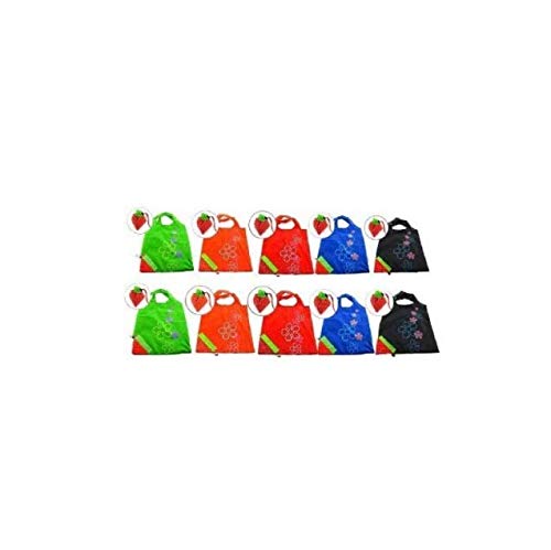 Eh 5 Pack Of "Dot" Shopping Bags, Ripstop Nylon Reusable Shopping Tote Bag, Expandable Eco Bags (Color A) #TOP1