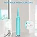 Dental Calculus Remover, Jkevow Tartar Removal Plaque Remover Tartar Scraper Portable for Fighting Tartar Tooth Stains Teeth Polishing Whitening LED Light IPX6 Waterproof Dental Clean Tools (Blue)
