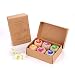 PKBQUEEN 6pcs Bath Bombs Gift Set with Bath Bag,Dry Skin Moisturize,Perfect for Bubble & Spa Bath Relaxation,Organic Handmade Spa Bombs Kit,Idea for All Ages,wife, girlfriend, men, women