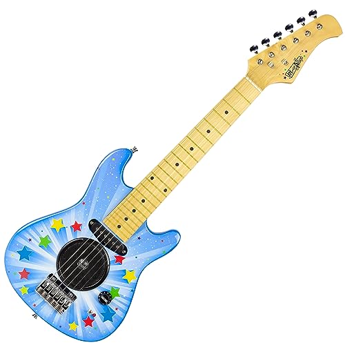 Music Alley SuperKit guitare électrique pour enfants de taille 1/4 avec ampli intégré, sac, sangle et leçons - Les Beatles, Paul McCartney, John Lennon, RIngo Starr, George Harrison Music Alley SuperKit guitare électrique pour enfants de taille 1/4 avec ampli intégré, sac, sangle et leçons – Image 4