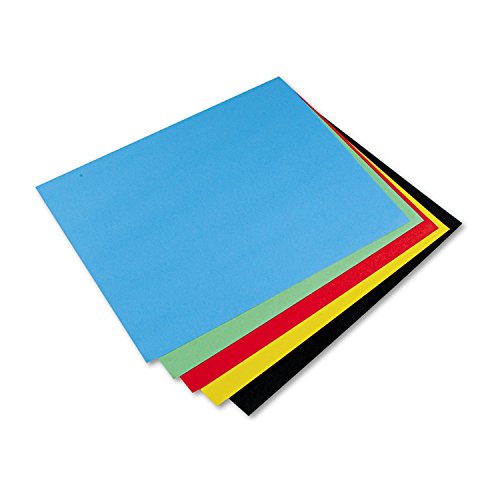 Pacon 54871 Peacock Four-Ply Railroad Board, 22 x 28, Assorted, 25/Carton