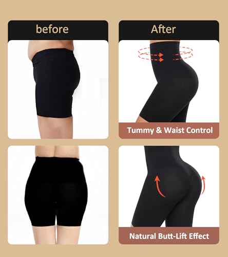 DotVol Women's Shapewear High Waisted Tummy Control Body Shaper Shorts Butt Lifting Underwear4