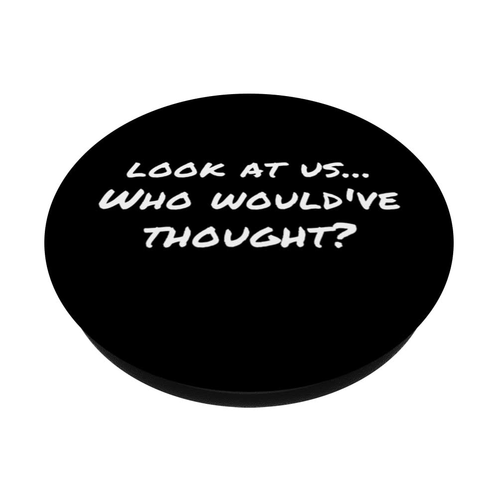 Who Would’ve Thought Funny Catchphrase Meme Not Me PopSockets Swappable PopGrip, Black - Image 2