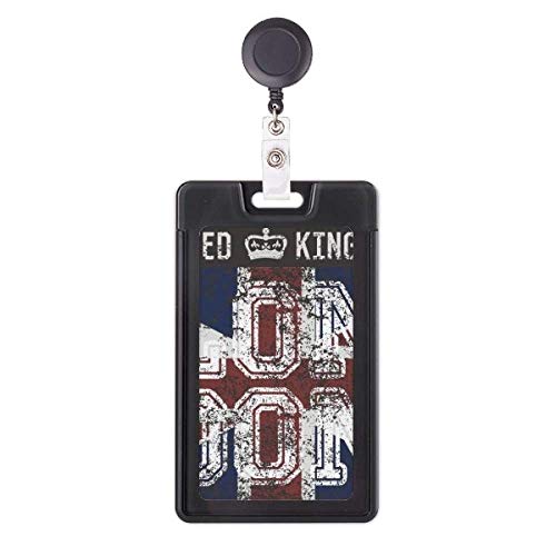 Étui pour badge Union Jack rétractable idéal pour le bureau