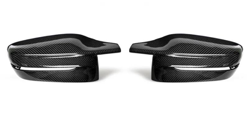 Couvercle de rétroviseur BMW style M aérodynamique motif carbone