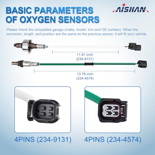 Oxygen O2 Sensor Upstream and Downstream 2PCS 234-9131 234-457 by AISHAN - Used condition - Image 4