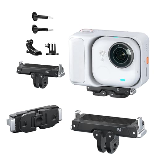 Insta360 Go Ultra �J���� �Ή� ���C�N�C�b�N�����[�X�}�E���g �A���~������ 1/4�l�W �܂肽���� �}�O�l�b�g�g���}�E���g go ultra �N�C�b�N�����[�X �h�U�V���R���p�b�h �Ռ��z���A����~�� �O�r�E���B��_�Ή�