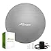 Trideer Exercise Ball (45-85cm) Extra Thick Yoga Ball Chair, Anti-Burst Heavy Duty Stability Ball Supports 2200lbs, Birthing Ball with Quick Pump (Office & Home & Gym)
