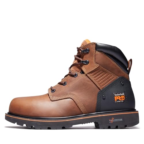 Timberland PRO Timberland PRO Men's Ballast 6 Inch Steel Safety Toe Industrial Work Boot, Gaucho Saddleback, 7W
