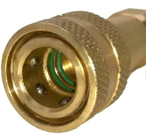 Rotary Connection Refrigerant Charging Valve Adapter self-Sealing A/C Dispensing Adapter Valve air Conditioning Repair Fluoride(Adjustable)