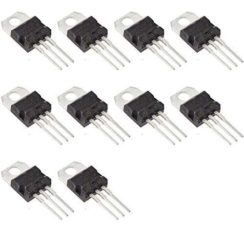 Bridgold 10pcs TIP102 102 Bipolar (BJT) Single NPN Darlington Transistor, 100 V/8 A,3-Pin