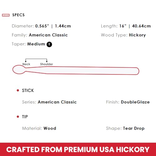 Image of Vic Firth 5ADG (American Classic 5A DoubleGlaze)