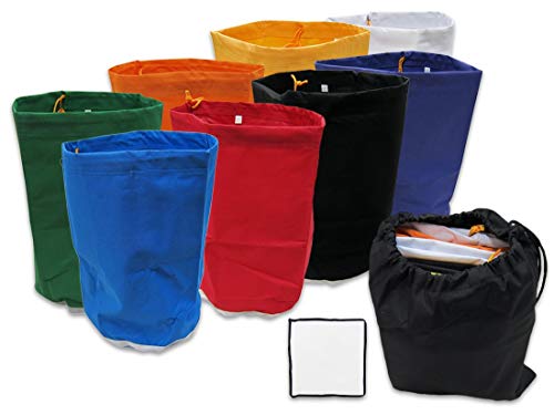 8-Piece 5-Gallon Filter Bag Set with Micron Sizes 25–220