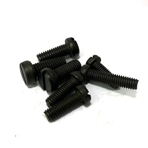 Head Machine 304 Stainless Steel Slotted Cheese Head Screws Black M1.6-M4(M4 x 50mm)