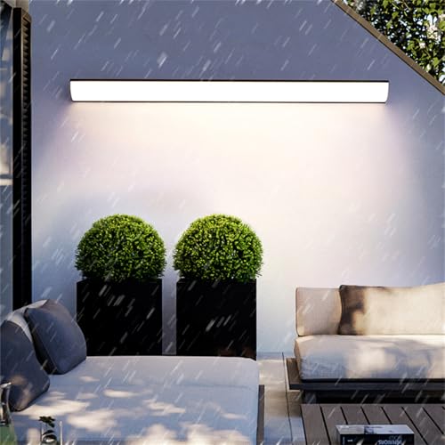 Luminaire mural couloir et façade au design moderne premium en aluminium et acrylique 60CM