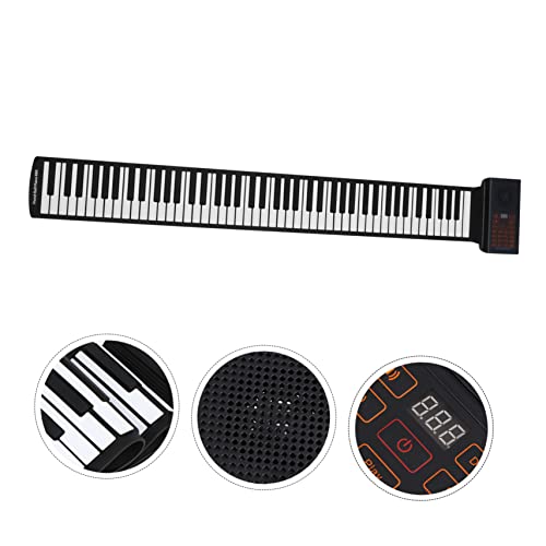 WESIEVYA 88 Rouleau De Piano Pianos Numériques Clavier Pliant Piano Pour Enfants Piano Numérique Plier Le Piano Pianos Pour Enfants Piano De Voyage Piano Pliant Portatif Black Gel De Silice - Les Beatles, Paul McCartney, John Lennon, RIngo Starr, George Harrison WESIEVYA 88 Rouleau De Piano Pianos Numériques Clavier Pliant Piano Pour Enfants Piano Numérique Plier Le Piano Pianos Pour Enfants Piano De Voyage Piano Pliant Portatif Black Gel De Silice – Image 3