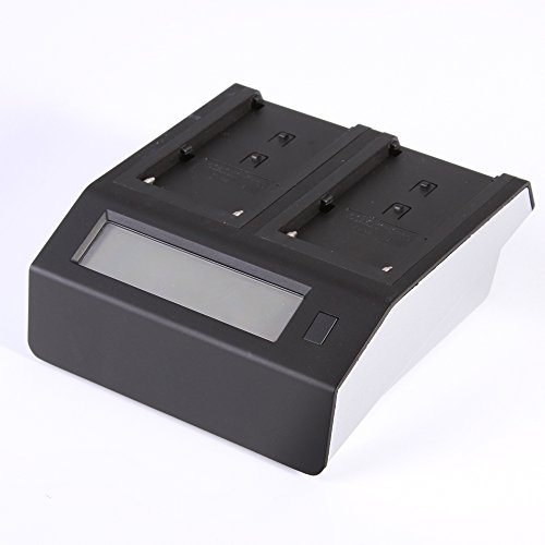 Fotga adaptateur chargeur double LCD AC-VQ1051D alimentation batterie Sony F550