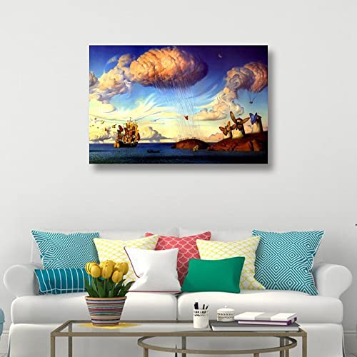 Generc Vladimir Kush Surrealism 9 Posters Art Print Wall Photo Paint Poster Hanging Picture Family Bedroom Decor Gift 24X36Inch(60X90Cm) #TOP3