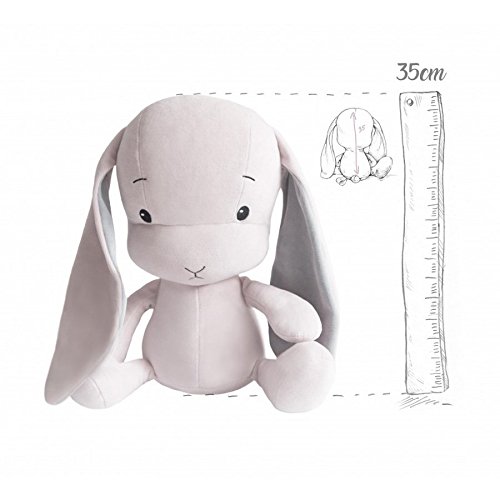 Effiki Kaninchen, Kuscheltier für Babys und Kinder, zum Kuscheln, Füllung aus hypoallergenem Polyester, Geeignet zum… – Bild 2